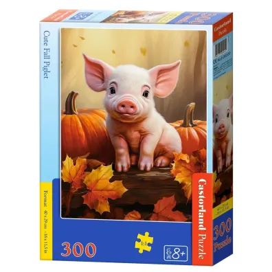 Puzzle 300 el. Cute Fall Piglet Castorland