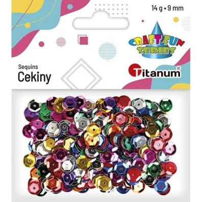 Titanum Cekiny okr�g�e 9 mm, 14g