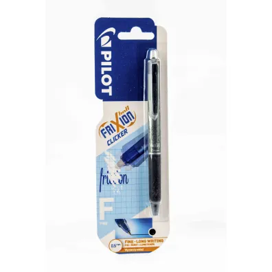 Pi�ro kulkowe Frixion Clicker Pilot 0,5 czarne blister