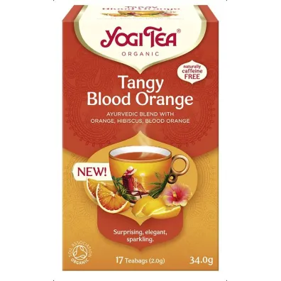 Yogi Tea Herbatka orze�wiaj�ca czerwona pomara�cza (tangy blood orange) 17 x 2 g Bio