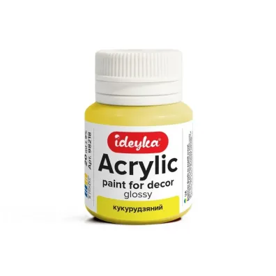 Ideyka Farba akrylowa Kukurydza 20ml