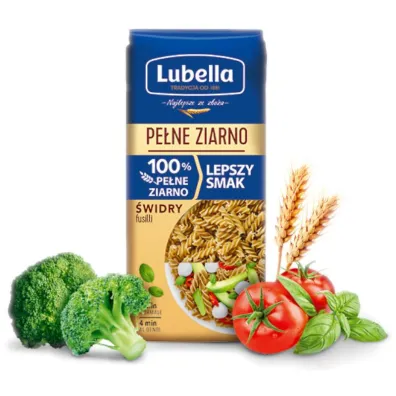 Lubella Makaron Pe�ne ziarno �widry Fusilli 400 g