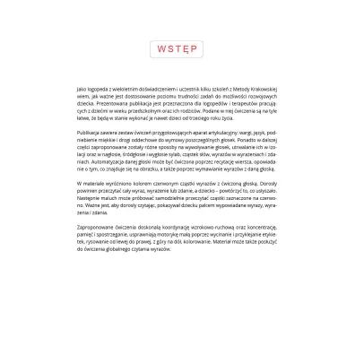�wiczenia wprowadzaj�ce i utrwalaj�ce g�oski K, G
