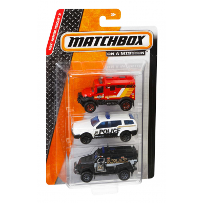 Matchbox Autka Komplet 3 szt. C3713 Mattel