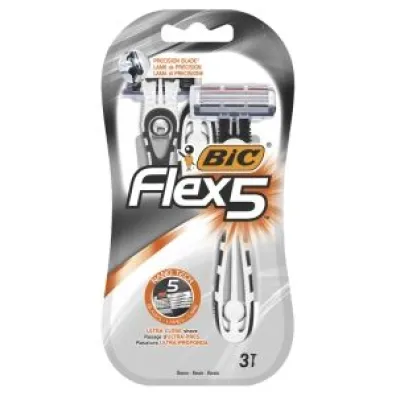 Bic Maszynka do golenia jednocz�ciowa Flex 5 3 szt.