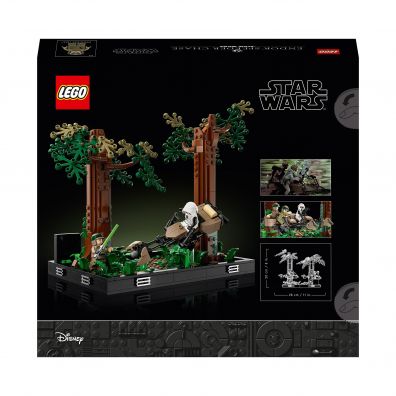 LEGO Star Wars Diorama: Pocig na cigaczu przez Endor 75353