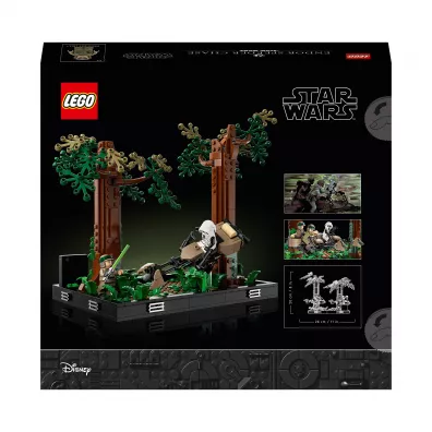 LEGO Star Wars Diorama: Pocig na cigaczu przez Endor 75353