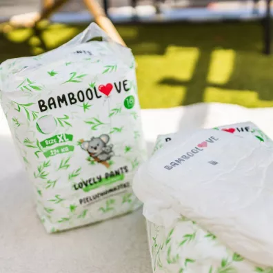 Bamboolove Pieluszki jednorazowe z wknem bambusowym rozm. XL (12-18 kg) 20 szt.