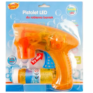Pistolet Led do robienia baniek mydlanych SP83777 Smily Play