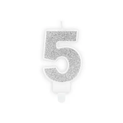 PartyDeco �wieczka urodzinowa 5 7cm