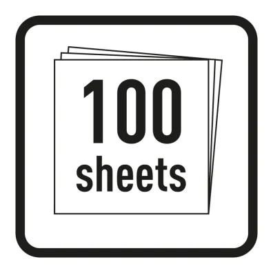 Herlitz Papier kolorowy 20x20 cm, 100 arkuszy