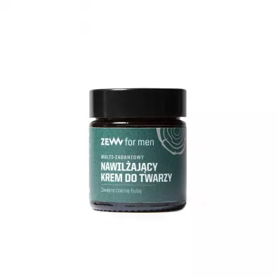 Zew for men Multi-zadaniowy nawilajcy krem do twarzy z czarn hub 30 ml
