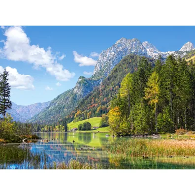 Puzzle 2000 el. Mountain Refuge in the Alps Castorland