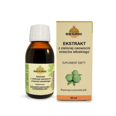 Medi-Flowery Ekstrakt z zielonego orzecha Suplement diety 90 ml