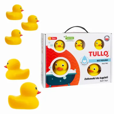 Kaczuszki do k�pieli 5 szt.  bez dziurki higieniczne Tullo