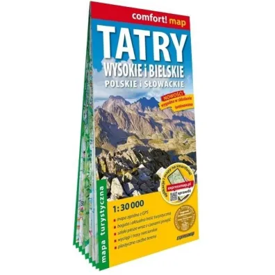 Tatry Wysokie i Bielskie Polskie i S�owackie mapa turystyczna 130 000 laminat 2026