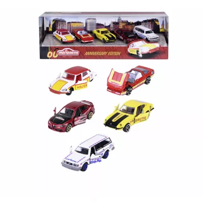 Majorette Zestaw 60-lecie 5 pak pojazd�w