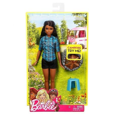 Barbie na biwaku mulatka Mattel
