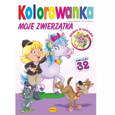 Moje zwierz�tka. Kolorowanka - Ernest B��dowski, W�odzimierz Kruszewski