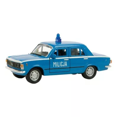 Fiat 125p 1:39 Milicja niebieski WELLY