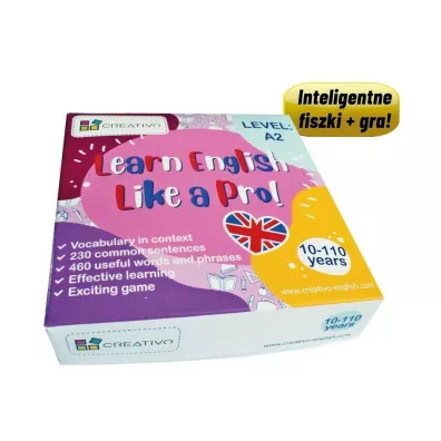 Learn English Like a Pro fiszki + gra A2 - Pawe� Dwornik