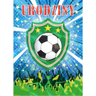 Henry KARNET URODZINY B6 Z KOP PILKA HE FOL