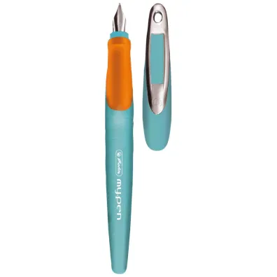 Herlitz Pi�ro wieczne My.Pen M turkus/pomara�cz