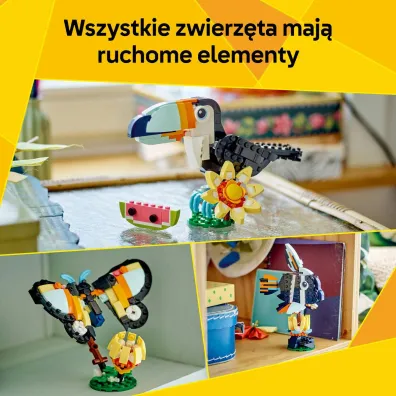 LEGO Creator Dzikie zwierz�ta: Tropikalny tukan 31173