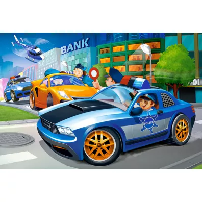 Puzzle maxi 40 el. Police Chase Castorland