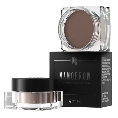 Nanobrow Eyebrow Pomade pomada do brwi Ciemny br�z 6 g
