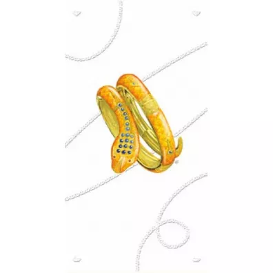 DaVinci Karnet + koperta Bransoletka w�� 12 x 23 cm