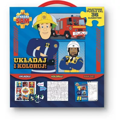 Stra�ak Sam. Uk�adaj i koloruj