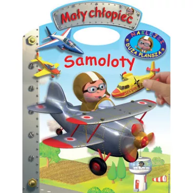 Ma�y ch�opiec. Naklejki z du�� plansz�. Samoloty