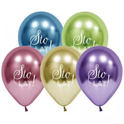 Godan Balony Beauty&Charm Sto Lat 5 szt.