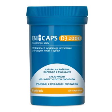 Formeds Bicaps d3 2000 Suplement diety 120 kaps.