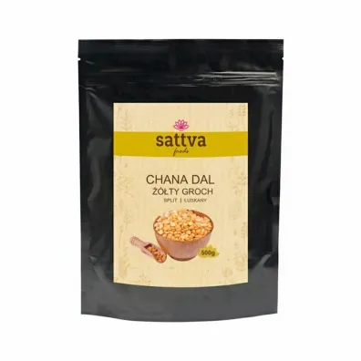 Sattva Groch ��ty �uskany chana dal 500 g