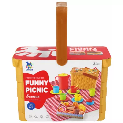 Kosz Piknikowy z akcesoriami Mega Creative