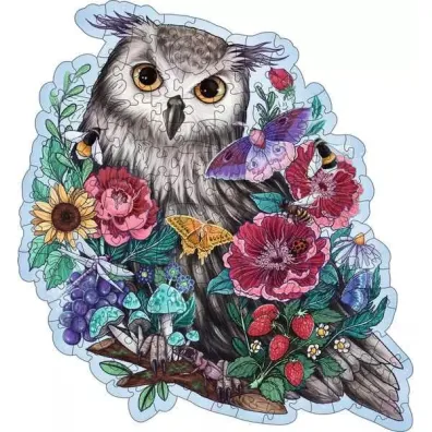 Puzzle drewniane 150 el. Sowa Ravensburger