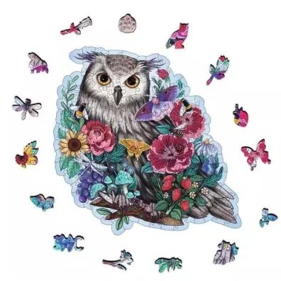 Puzzle drewniane 150 el. Sowa Ravensburger