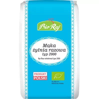 Bio Raj M�ka �ytnia razowa typ 2000 1 kg Bio