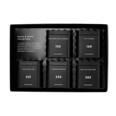 Teministeriet Zestaw Black & White Collection Herbata czarna sypana 120 g