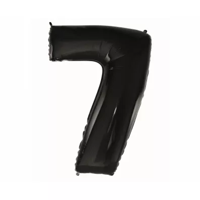 Godan Balon foliowy cyfra 7 czarny 92cm