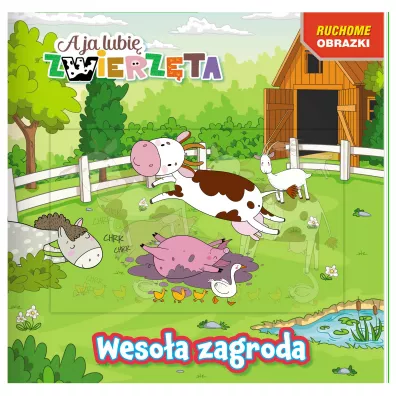 A ja lubi zwierzta. Ruchome obrazki. Wesoa zagroda