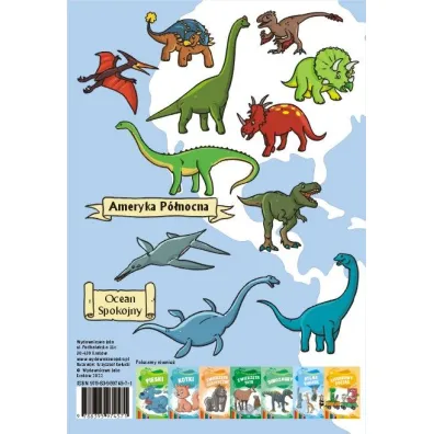 Moja kolorowanka. Atlas �wiata. Dinozaury