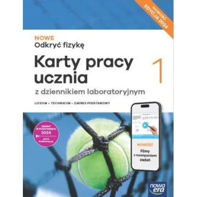 Pakiet NOWE Odkry� fizyk� 1. Podr�cznik i Karty pracy ucznia SMART. Liceum i technikum. Zakres podstawowy. Edycja 2024