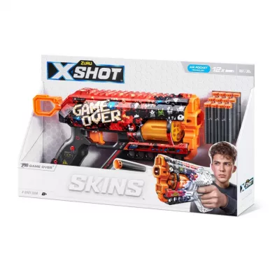 X-SHOT Skins Griefer wyrzutnia 12 strzaek Zuru X-Shot