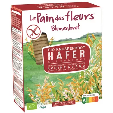 Le Pain Des Fleurs Pieczywo chrupkie owsiane bezglutenowe 150 g Bio