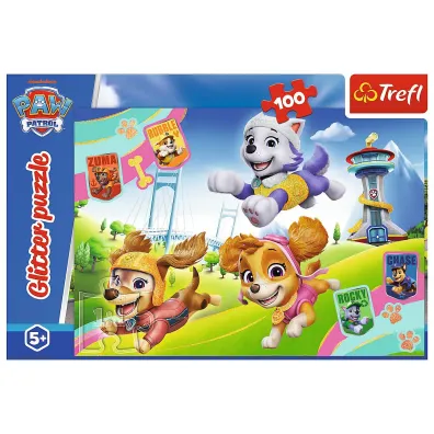 Puzzle 100el brokat Psiaki Paw Patrol TREFL 14835 TR