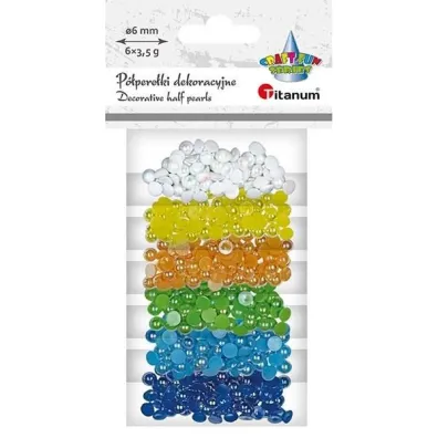 Titanum Koraliki plastikowe powki kuli 6x3,5g