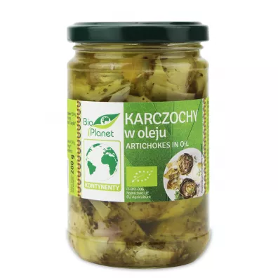 Bio Planet Karczochy w oleju 280 g Bio